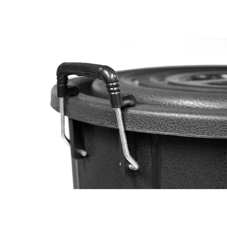 Living & Co Heavy Duty Bin 71L Black, , hi-res