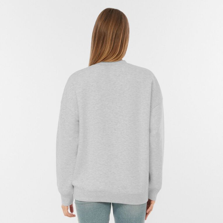 H&H Women's Long Sleeve Graphic, Grey Light, hi-res