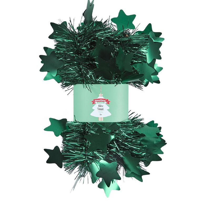 Wonderland Glitz Tinsel 2m Assorted 2m, , hi-res