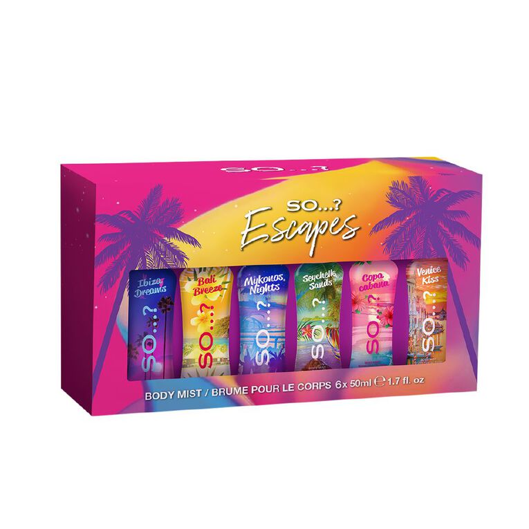 So...? Escapes Grande Body Mist Set 50ml, , hi-res