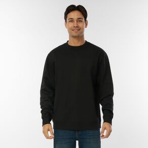 H&H Men's Plain Crew Sweatshirt