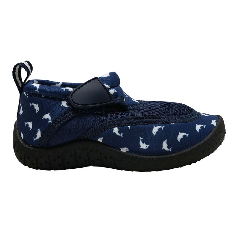 Young Original Junior Kids' Printed Chris Aqua Socks, Navy, hi-res