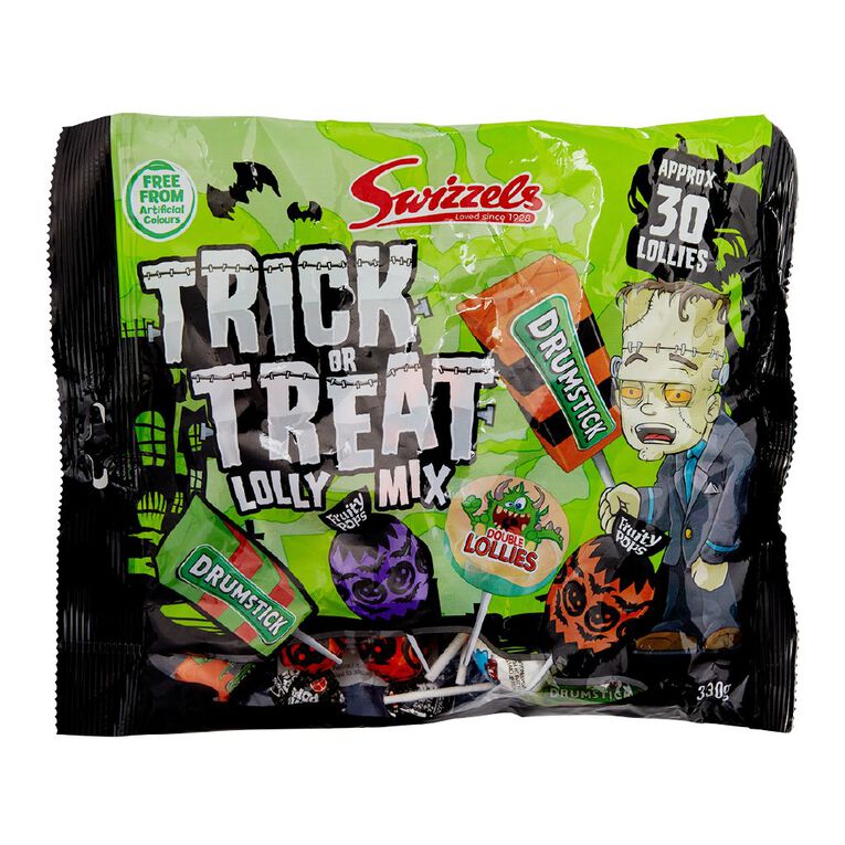 Swizzels Trick or Treat Lolly Bag 330g, , hi-res