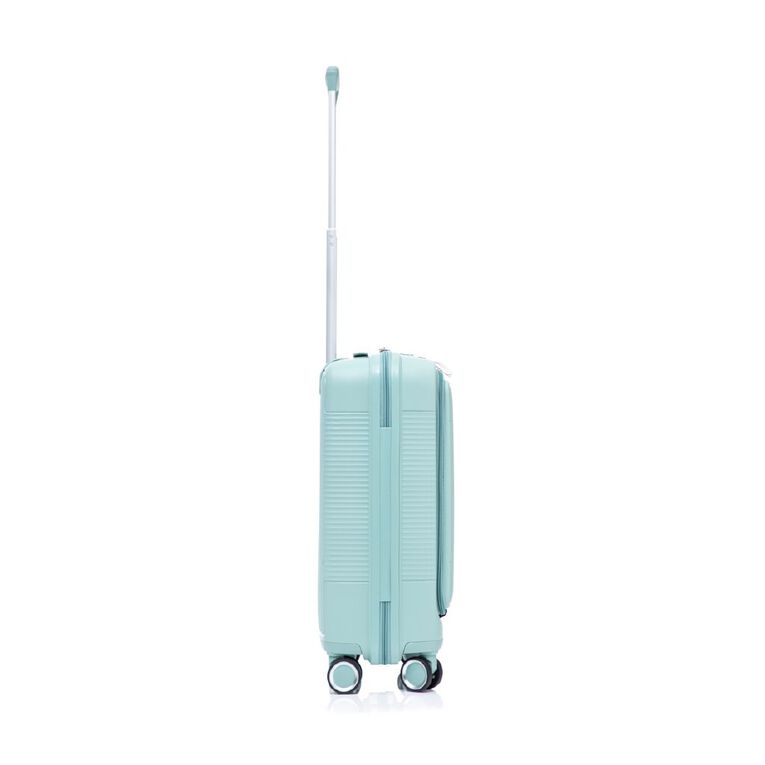 Wander Hard Textured Carry On Suitcase with Front Open, , hi-res