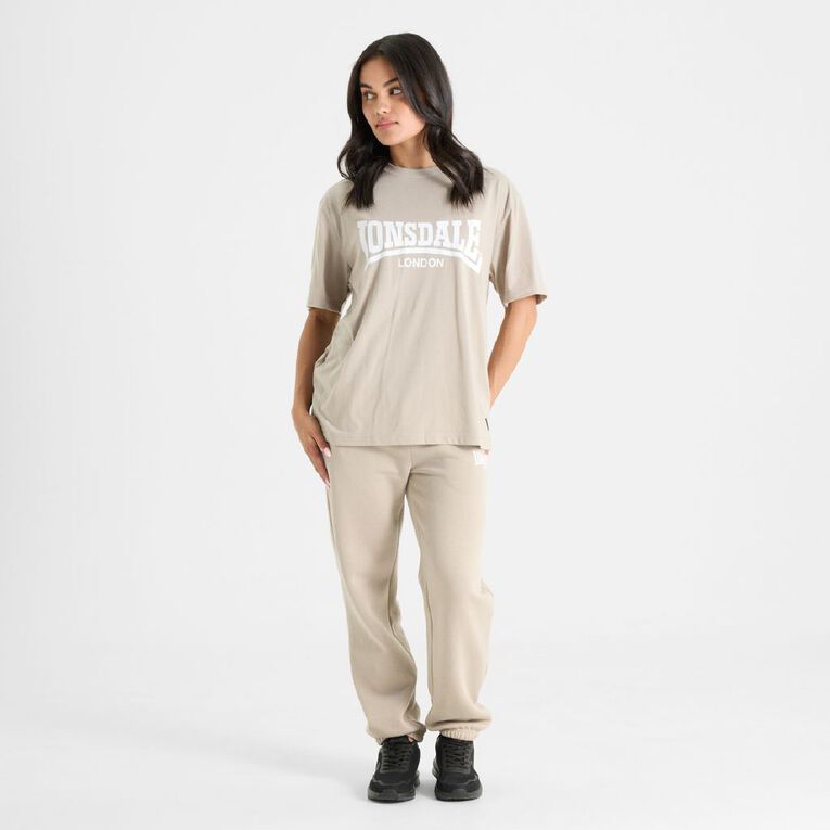 Lonsdale Unisex Tee, Taupe, hi-res