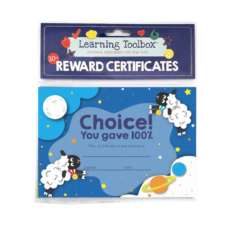 Learning Toolbox Reward Certificates Sheep 30 Pieces A5, , hi-res