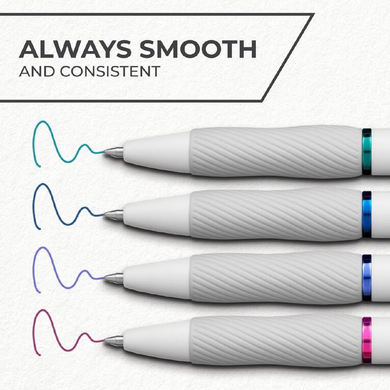 Sharpie S-Gel White 0.7mm Fashion 4 Pack, , hi-res