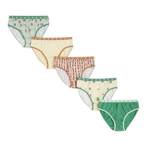 H&H Girls' Briefs 5 Pack