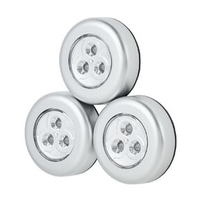 Lunalite Push Lights LED 3 Pack