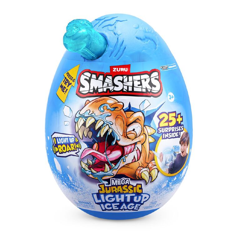 Zuru Smashers Dino Ice Age Light Up Series 1 Mega Egg, , hi-res