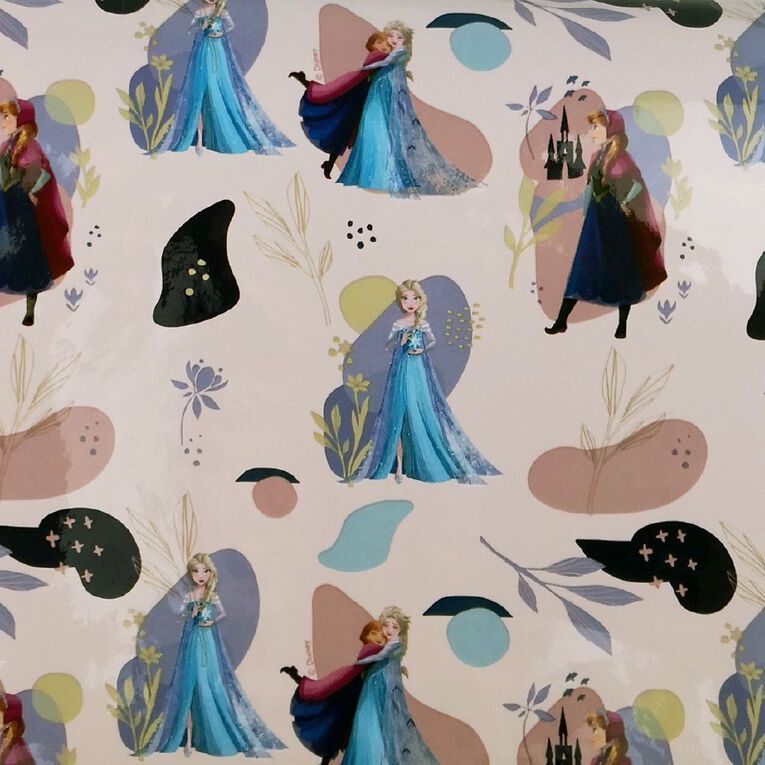 Frozen Book Covering 45cm x 1m Blue Mid, , hi-res