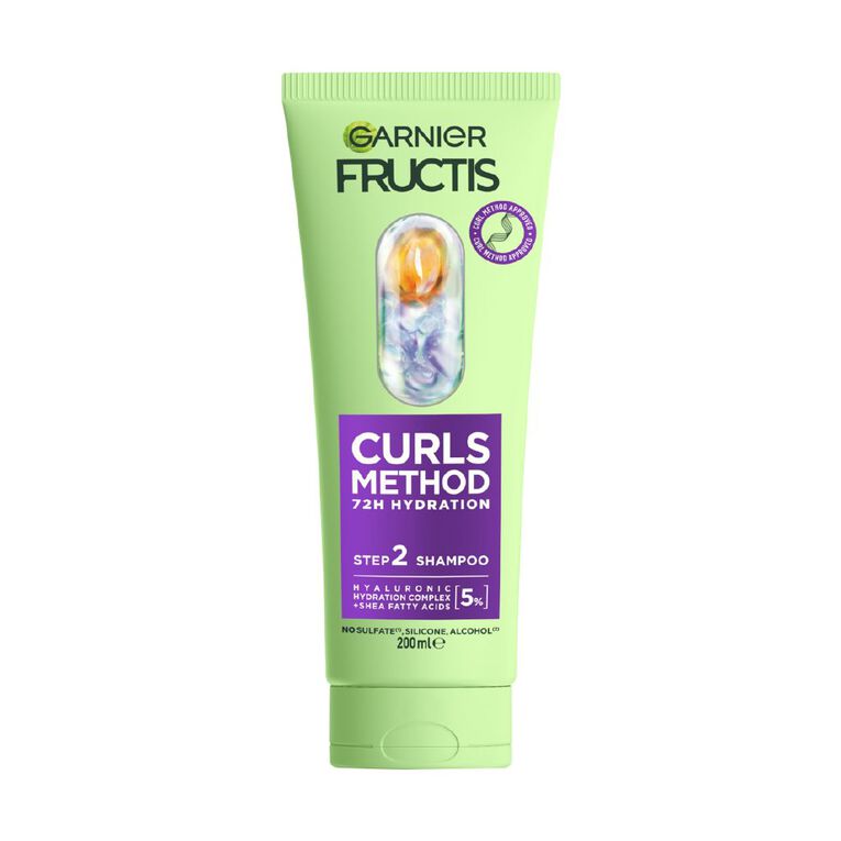 Garnier Fructis Curl Method Shampoo 200ml, , hi-res