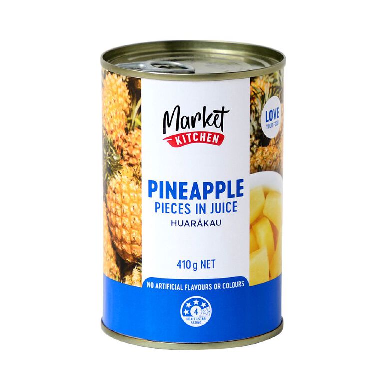 Market Kitchen Pineapple Pieces in Juice 410g, , hi-res