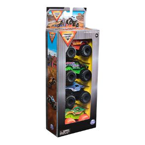 Monster Jam 1:72 Truck 4 Pack Set