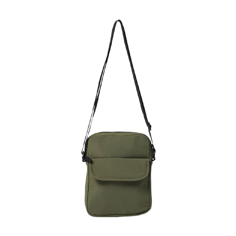H&H Adults' Square Crossbody Bag, Green Dark, hi-res