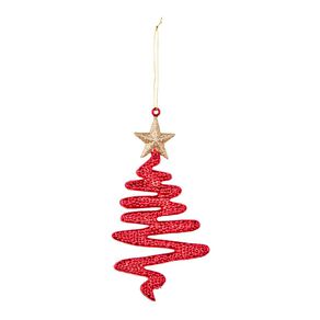Wonderland Squiggle Tree with Star Decoration Assorted 17cm