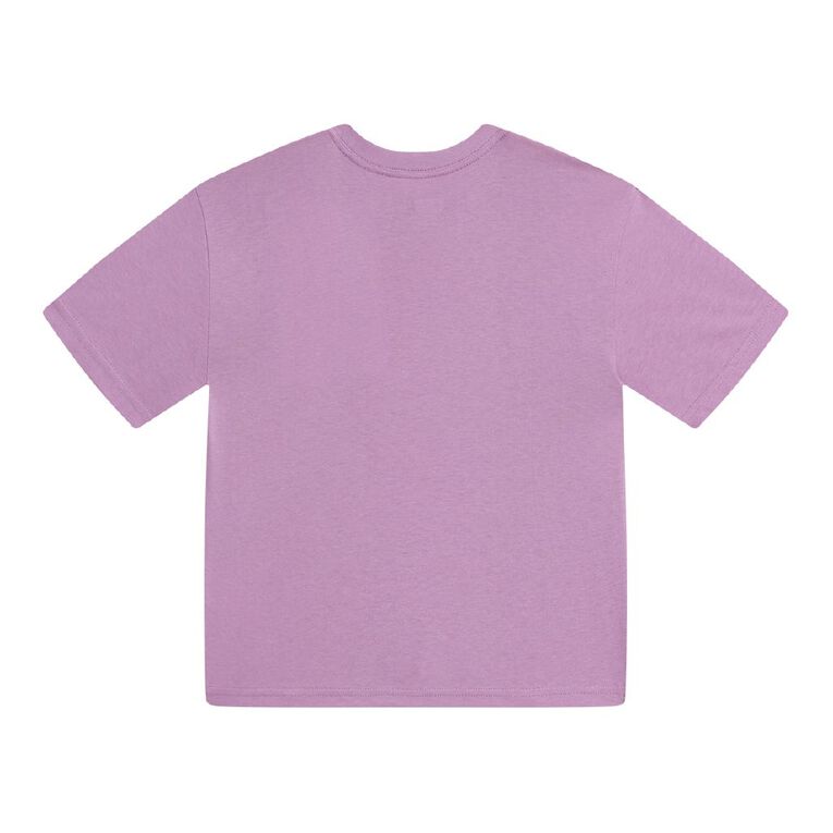 Young Original Short Sleeve Boxy Tee, Purple Mid, hi-res