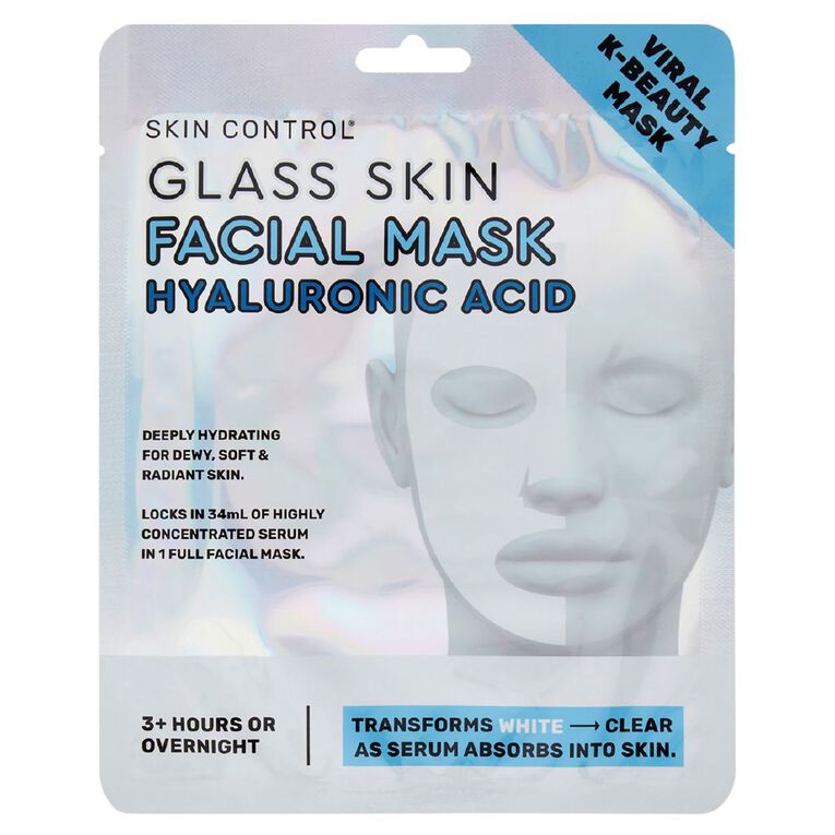 Skin Control Glass Skin Face Mask Hyaluronic Acid, , hi-res