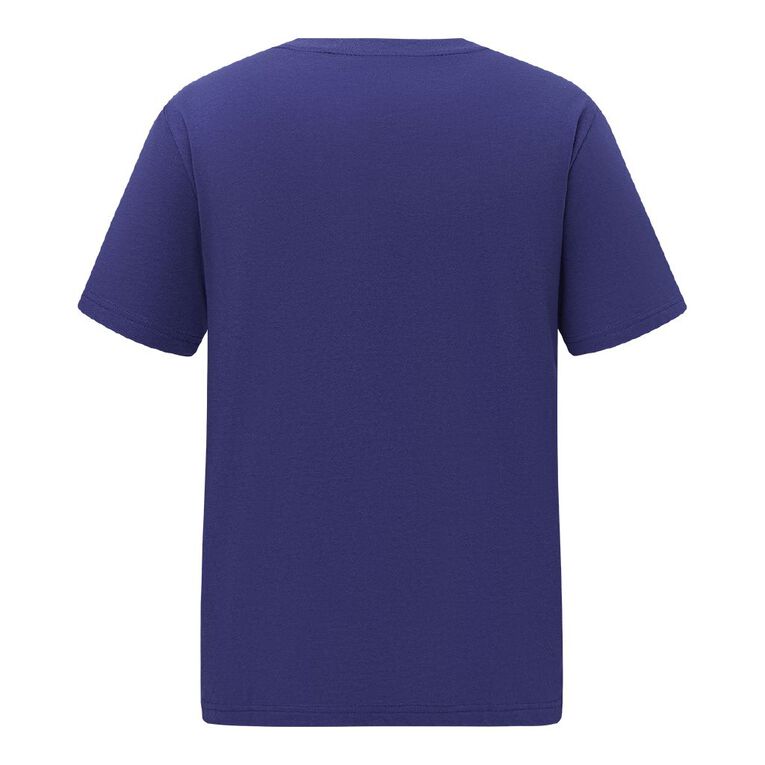 H&H Men's Regular Fit PlainTee, Blue Mid Celerian, hi-res