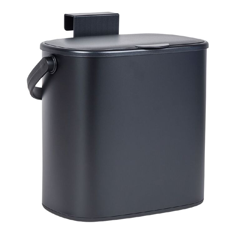 Living & Co Tabletop Compost Bin Black, , hi-res