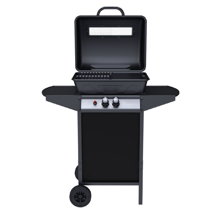 Gascraft Wagon Grill 2 Burner BBQ with Window The Warehouse