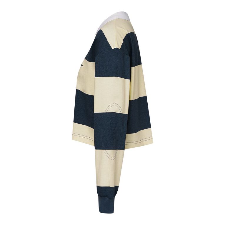 BRDRLESS Harper Crop Ruby Jumper, Navy, hi-res