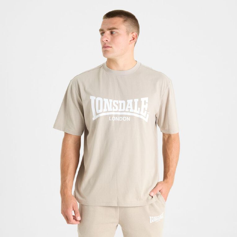 Lonsdale Unisex Tee, Taupe, hi-res