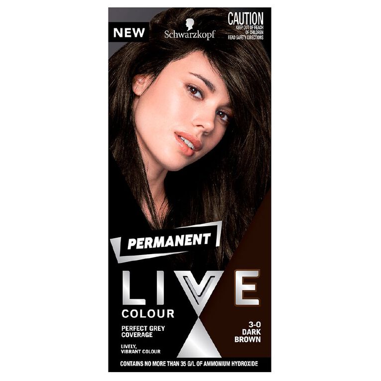 Schwarzkopf Permanent LIVE Colour 3.0 Dark Brown, , hi-res