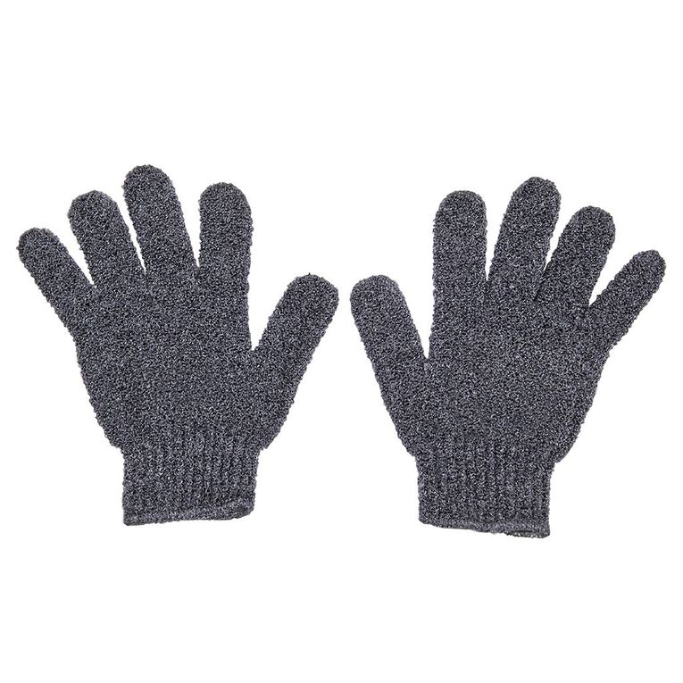 Poppi Shower Mitt Charcoal, , hi-res