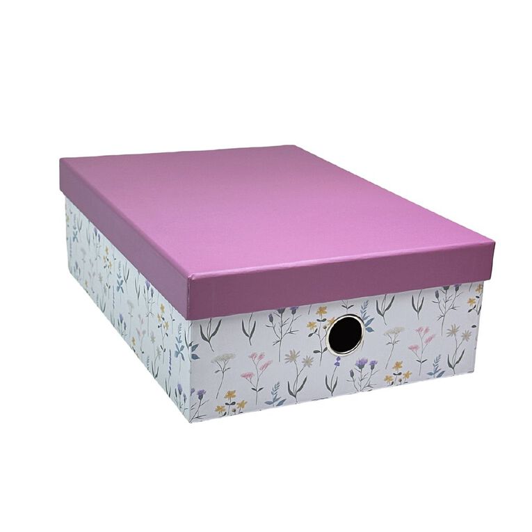 Uniti Stationery Country Calling Floral Storage Box A4, , hi-res