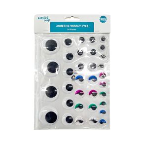Uniti Adhesive Wiggly Eyes