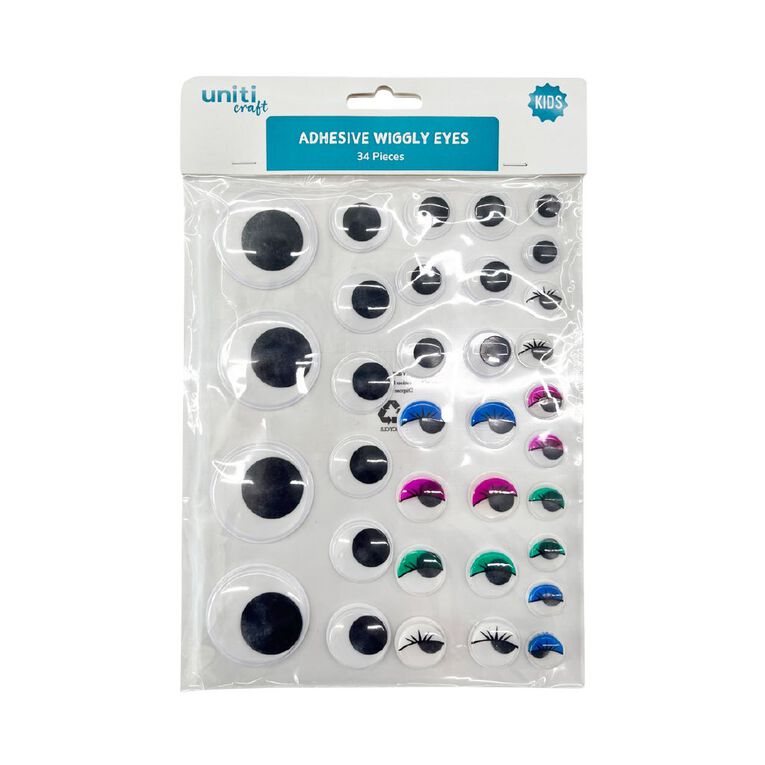 Uniti Adhesive Wiggly Eyes, , hi-res