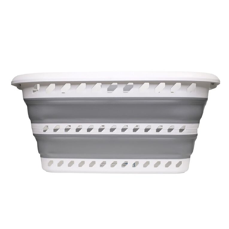 Living & Co Collapsible Laundry Basket, , hi-res
