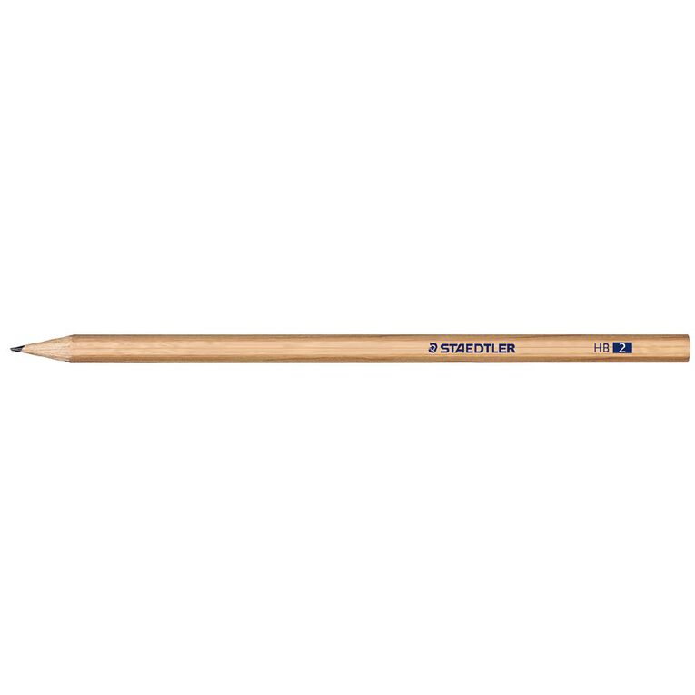 Staedtler Natural 130 60N Graphite Pencil HB Black 12 Pack, , hi-res