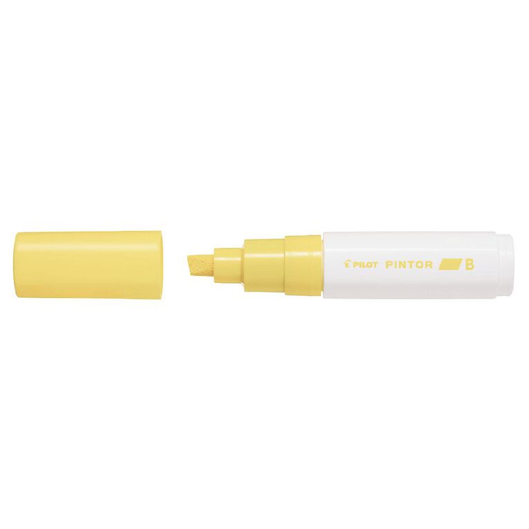 Pilot Pintor Marker Chisel Broad 8.0mm Tip Yellow, , hi-res