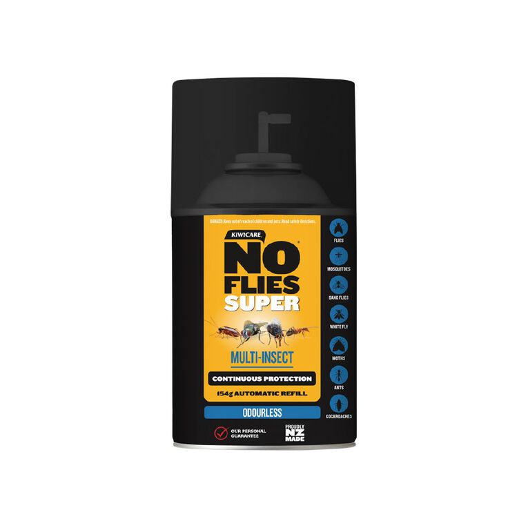 No Flies No Flies Super MIK Automatic Refill Odourless Aerosol 154g, , hi-res