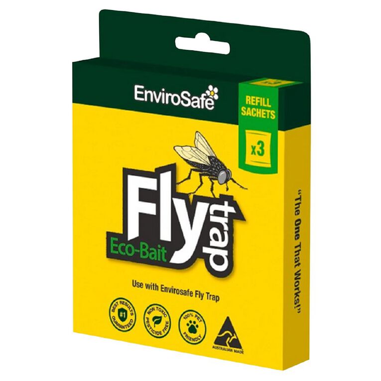 Envirosafe Fly Trap Bait Refill 3 Pack, , hi-res