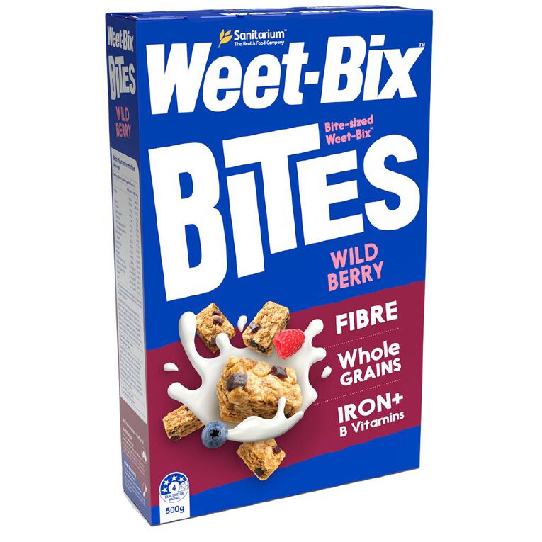 Sanitarium Weet-Bix Bites Berry 500g, , hi-res