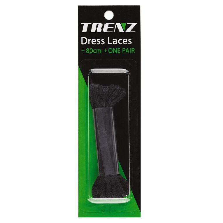 Trenz Dress Laces, Black, hi-res