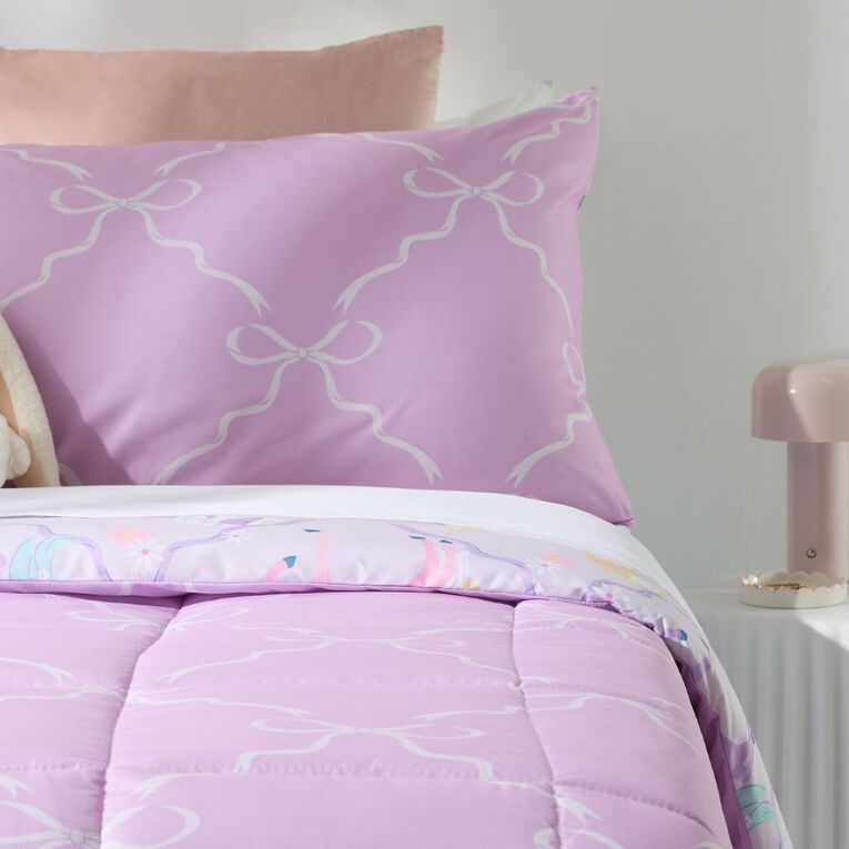 Living & Co Kids 2 Piece Comforter Set Enchanted Meadow King Single, , hi-res
