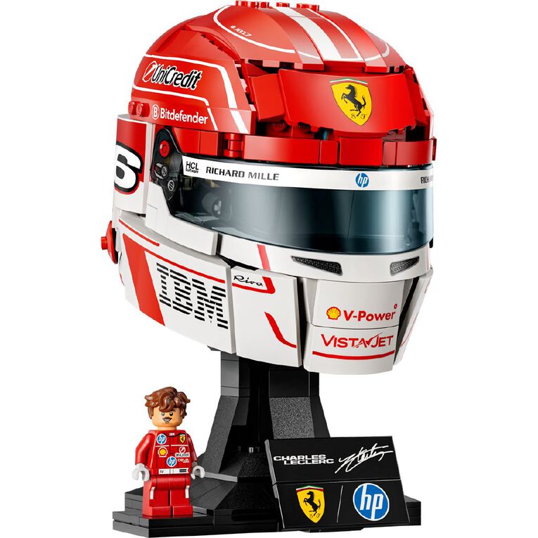 LEGO Editions Formula 1 Scuderia Ferrari HP Charles Leclerc Helmet 43014, , hi-res