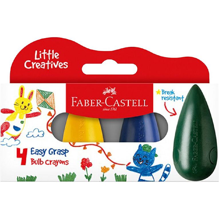 Faber-Castell Little Creative Grip Crayon Pk 4, , hi-res