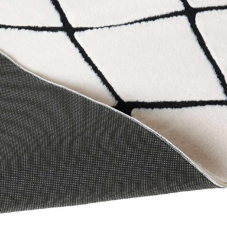Living & Co Trellis Rug Natural 160cm x 230cm, , hi-res