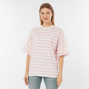 H&H Women's Oversized Cotton Slouchy Tee
