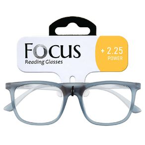 Focus Reading Glasses Harper +2.25 Grey Light
