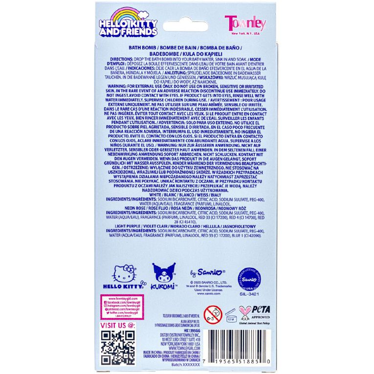 Hello Kitty Bath Fizzers 2 Pack 2 Piece, , hi-res