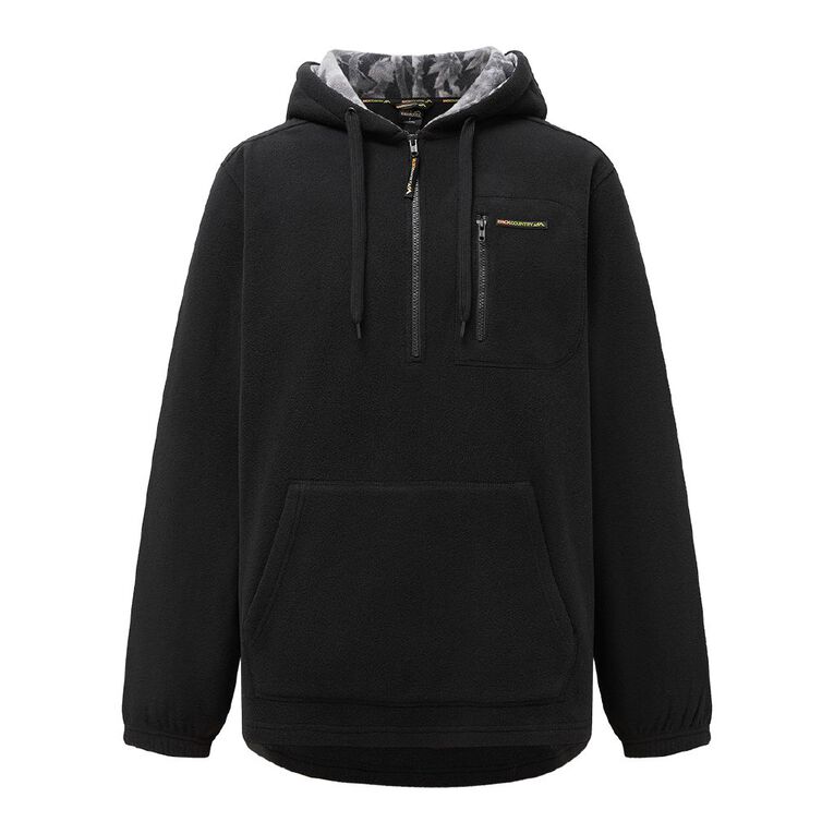 Back Country Adults' Printed Hooded Sweatshirt, Black, hi-res