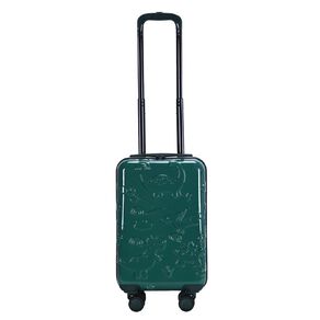 Wander Kids Kids 52cm Embaossed Suitcase Dinosaur Green
