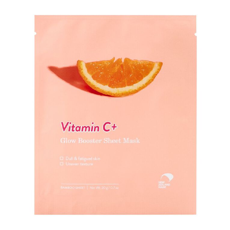 Vitamin C+ Glow Booster Sheet Mask 20g, , hi-res