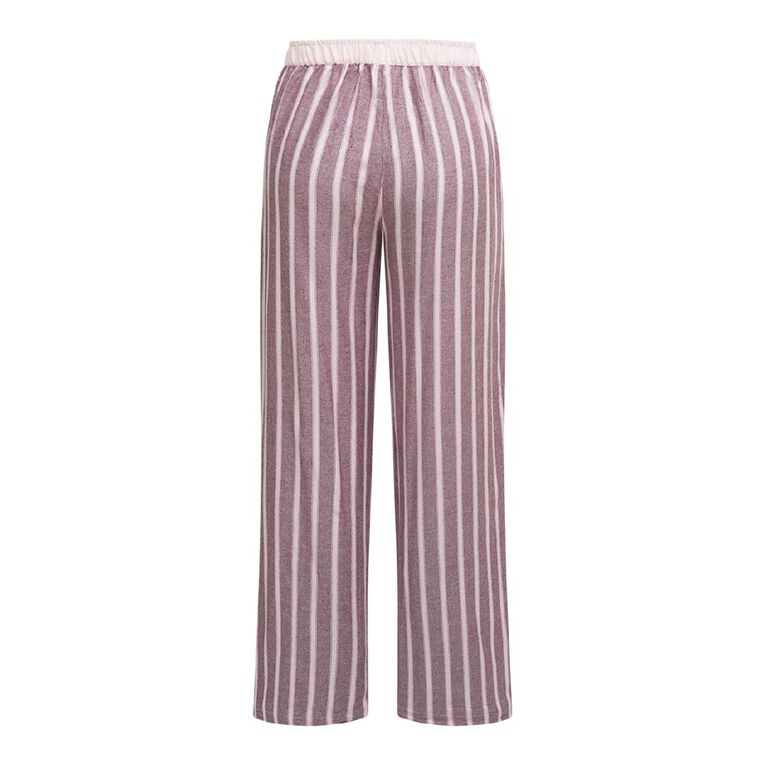 H&H Women's Boyfriend Flanelette Sleep Pants, Red Mid, hi-res